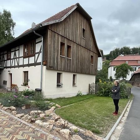 Wohnen Im Fachwerk - Ferienwohnung Fenja Nentershausen  ภายนอก รูปภาพ